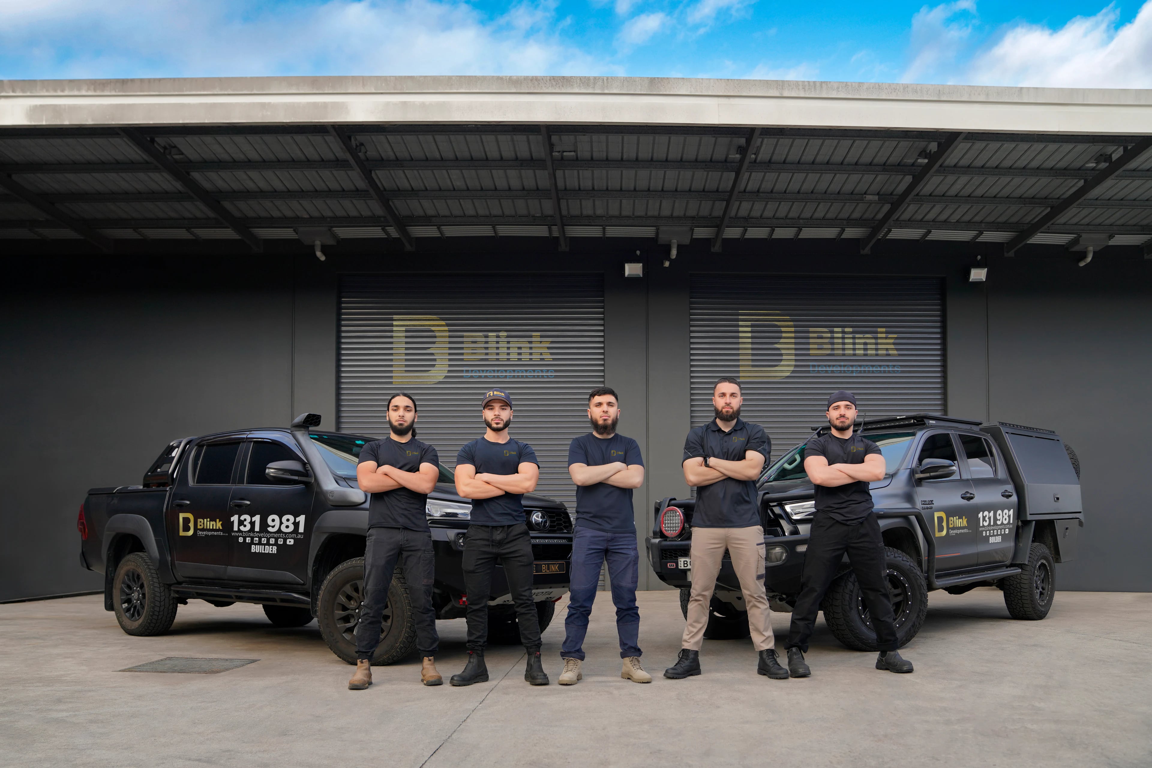 The Bathroom Renovation Rydalmere team with their work vehicles